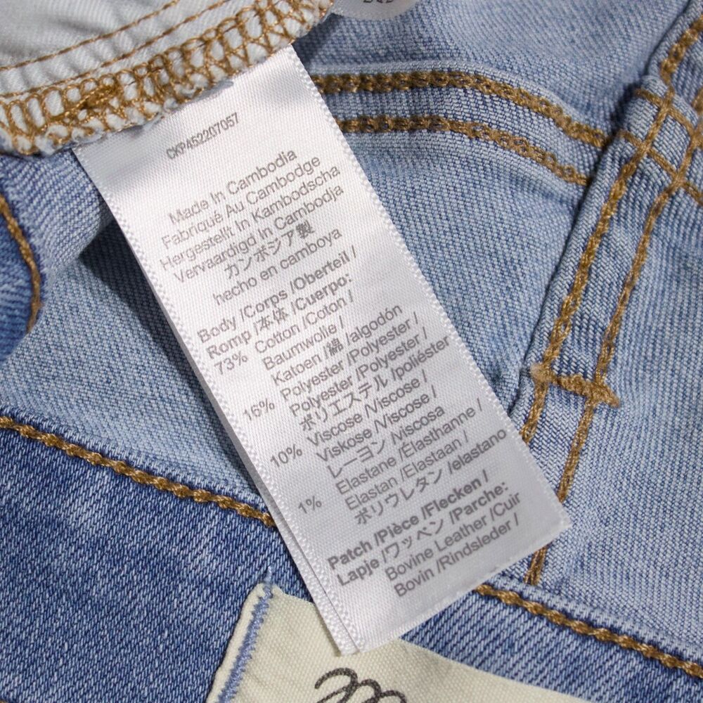 Madewell Cali Demi Boot 25" Crop High Waist Light Wash Jeans Women Size 29 (J1) - Picture 10 of 15